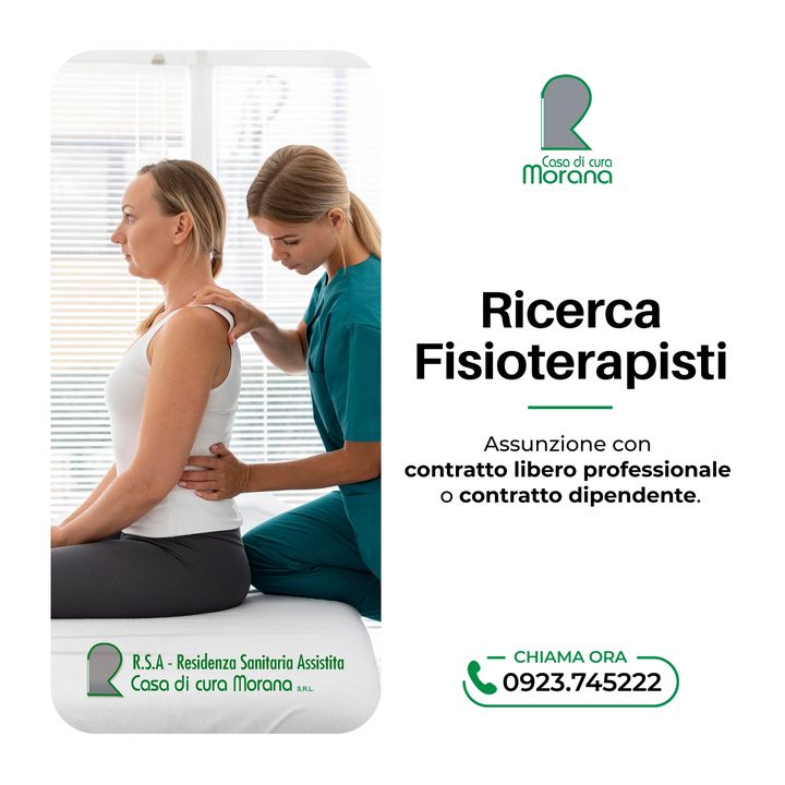 𝗥𝗜𝗖𝗘𝗥𝗖𝗔 𝗣𝗘𝗥𝗦𝗢𝗡𝗔𝗟𝗘 👨‍⚕️

Ricerchiamo #fisioterapisti da assumere con contratto libero professionale